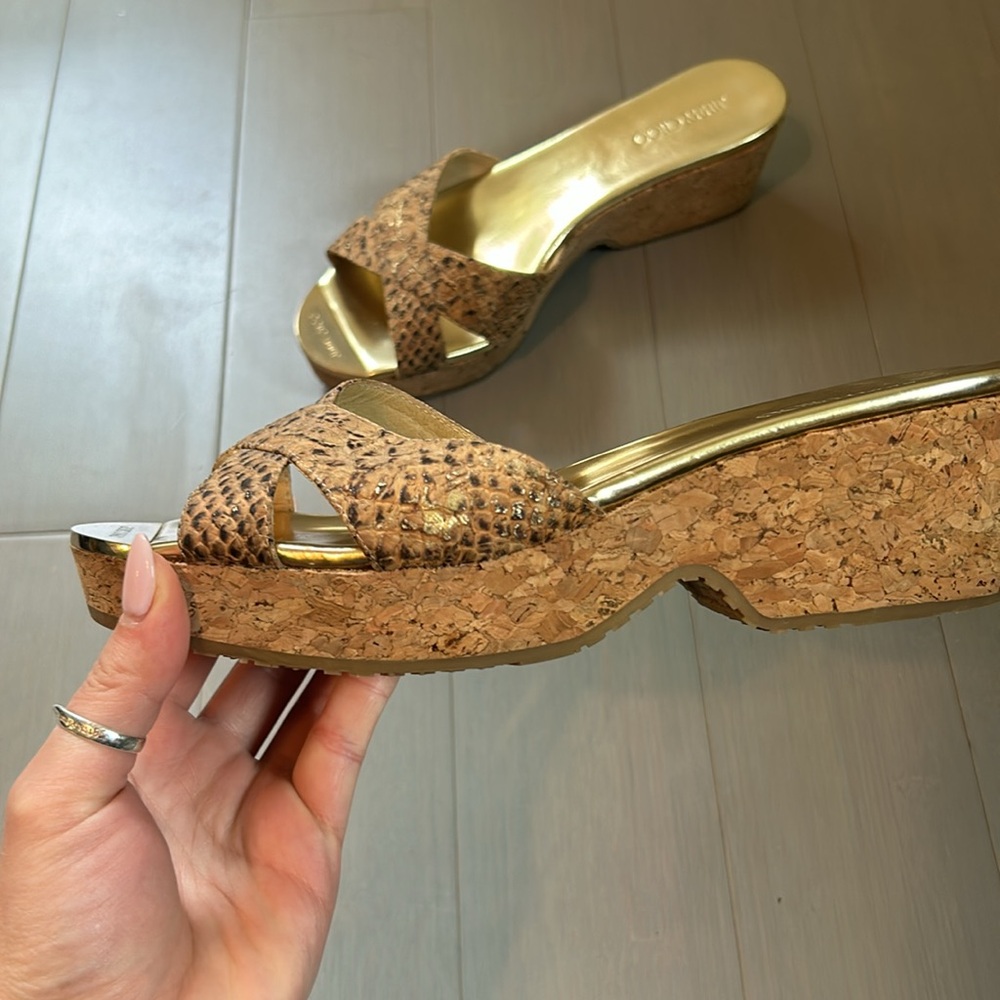 Jimmy Choo Sandals/Slides, Barely Worn - image 3